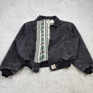 Vintage 1994 Carhartt Aztec Lined Sante Fe Jacket JS1405